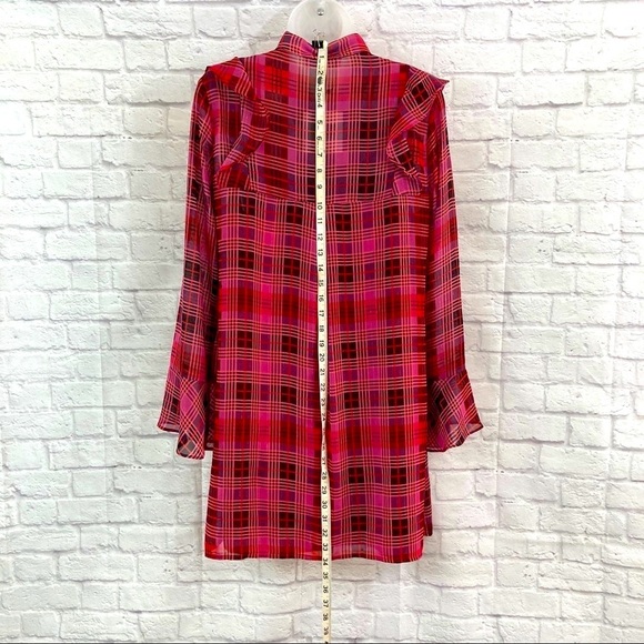 NWT - Jack by Bb Dakota Cherry Red Shirt Chiffon Dress. Size Small NWT - Picture 14 of 14